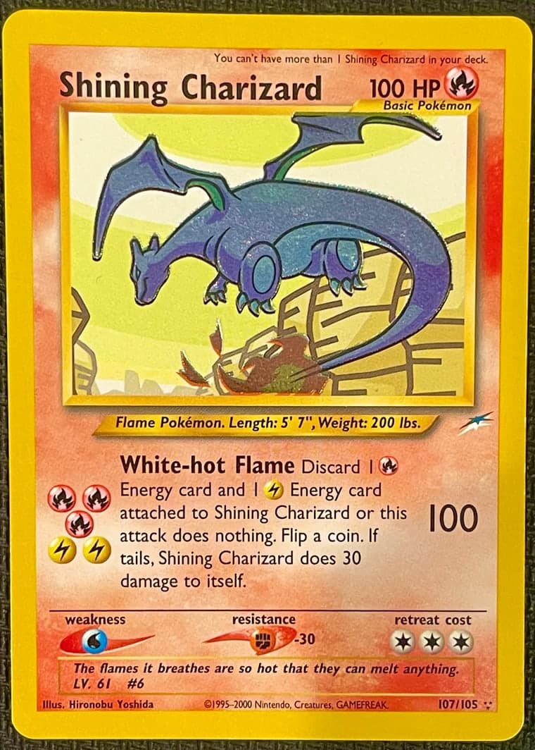 The reference card on a white surface, showing how a light background hides the card's edges